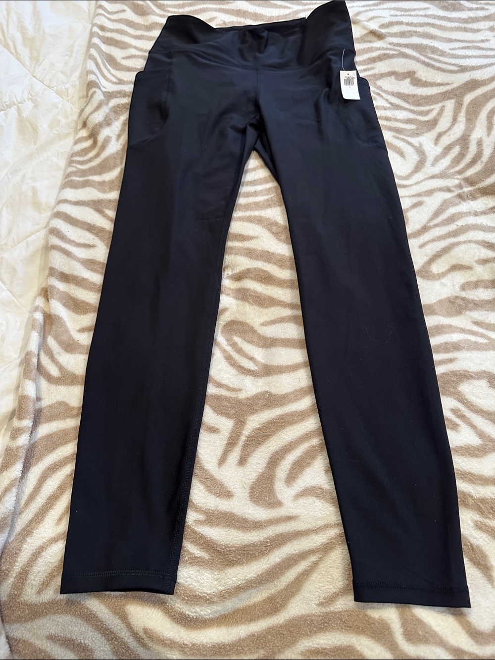 Women’s Large Black Stretch Performance Leggings